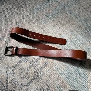 Men's Banana Republic Cognac Brown Tumbled Leather Belt Size 40